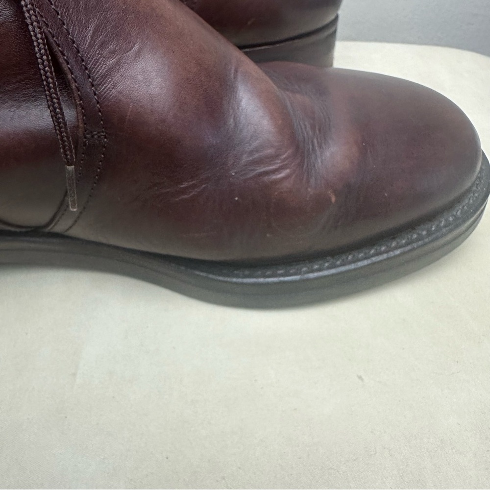 Dres Van Noten Men’s Vintage Brown Italian Leather Chukka Boots Estimated Sz 13 - Picture 6 of 9